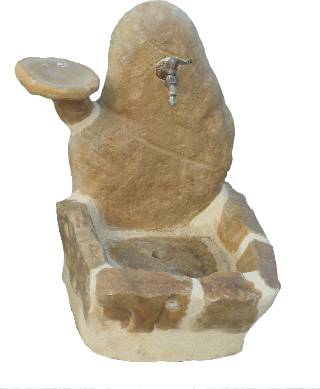 4° esempio di pozzo realizzata da Green Garden Pesaro 2° esempio di fontana realizzata da Green Garden Pesaro