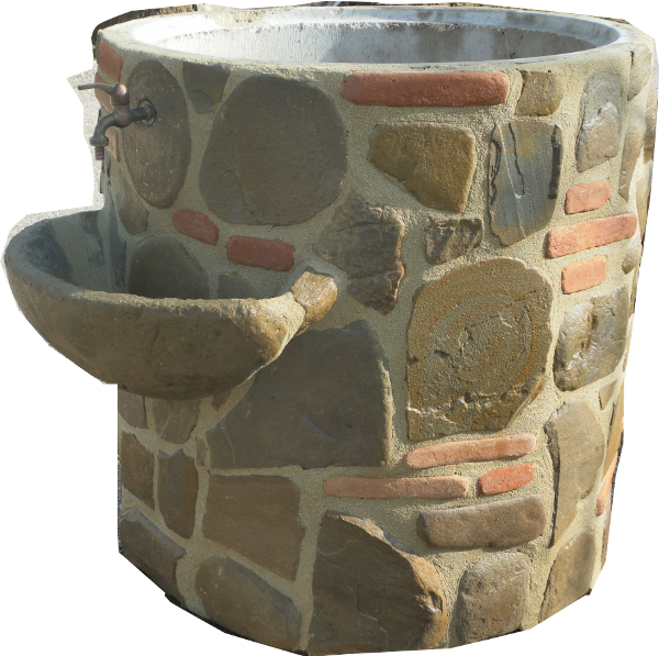 9° esempio di pozzo realizzata da Green Garden Pesaro 9° esempio di fontana realizzata da Green Garden Pesaro